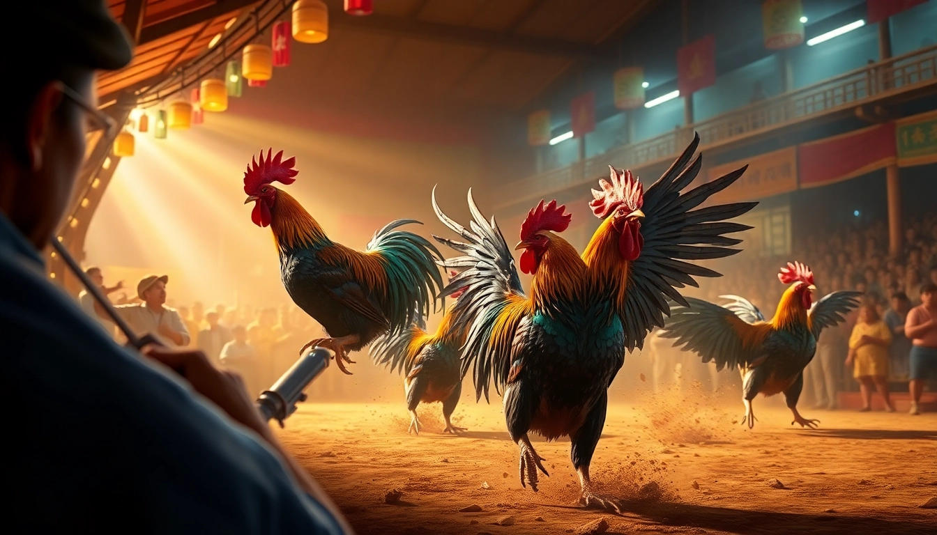 Watch electrifying đá gà trực tiếp tại https://alo789vip.com with vivid, high-quality visuals capturing the excitement and energy of live cockfights for sports betting enthusiasts.
