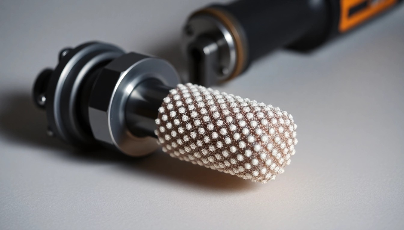 High-quality rollierwerkzeug used for surface finishing, featuring a textured roller and ergonomic handle, ideal for precision metalwork.