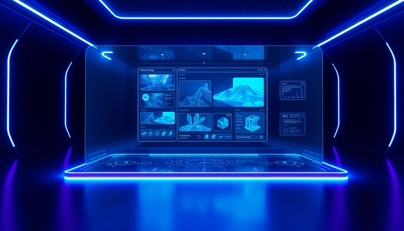 Futuristic holographic interface of Nano Banana AI displaying complex image editing workflows in a high-tech environment.