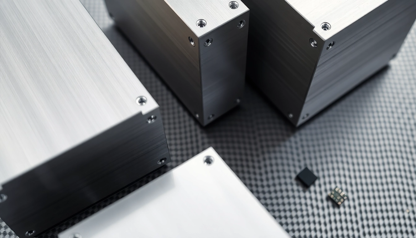High-quality obudowy aluminiowe shown with precise machining details and modern design for