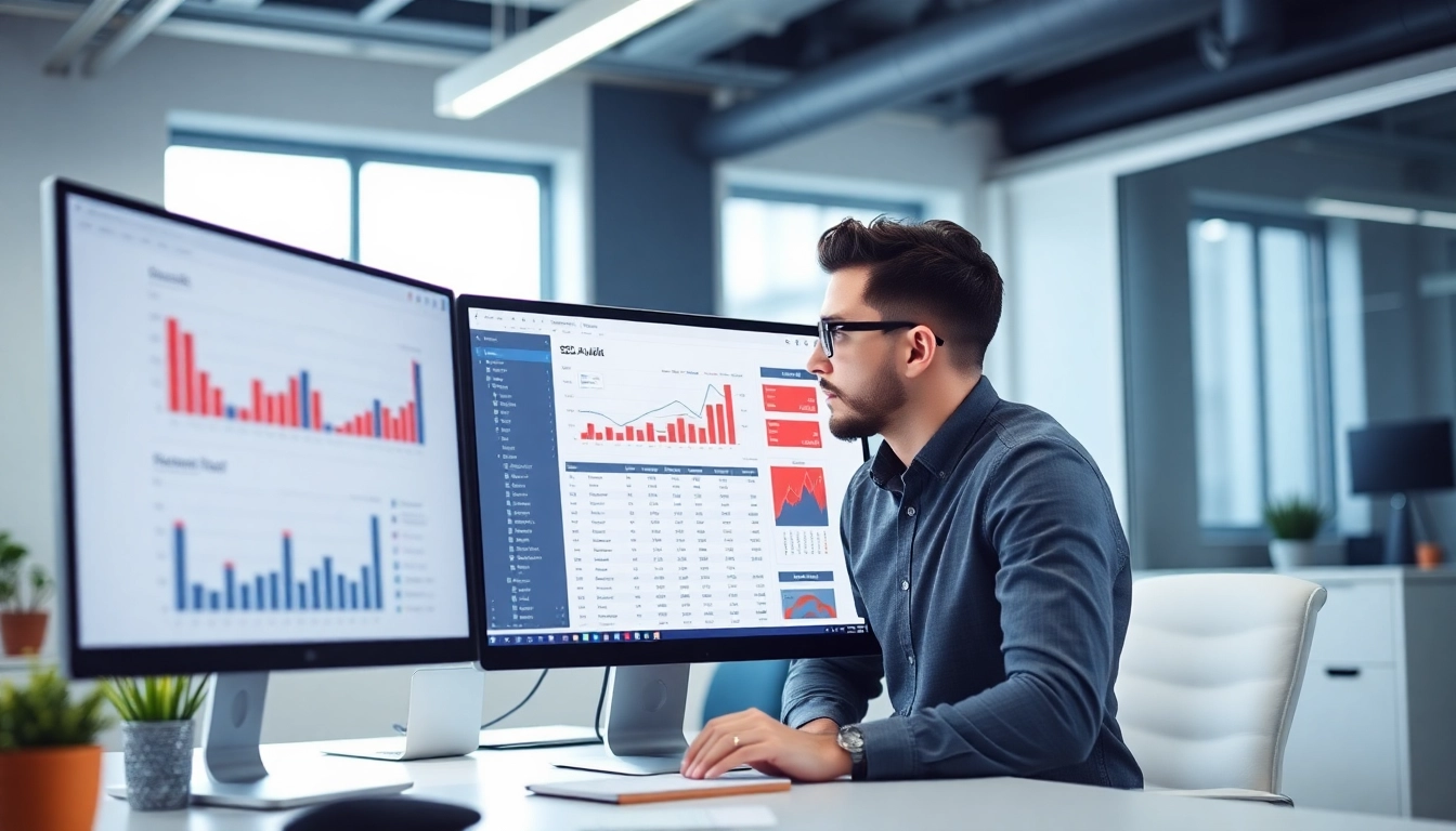 SEO audit analysis by professional web developer showcasing website performance and