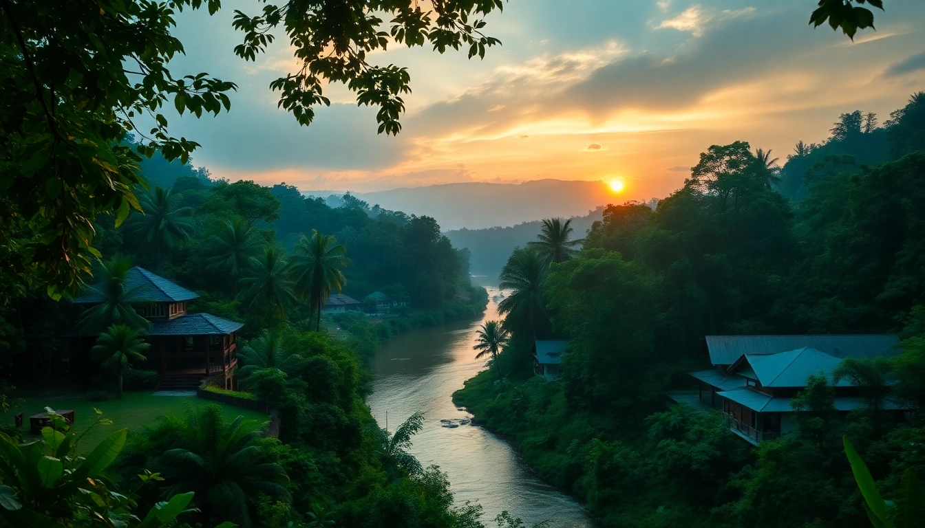 Dandeli resorts nestled in lush greenery with river views and jungle surroundings for a
