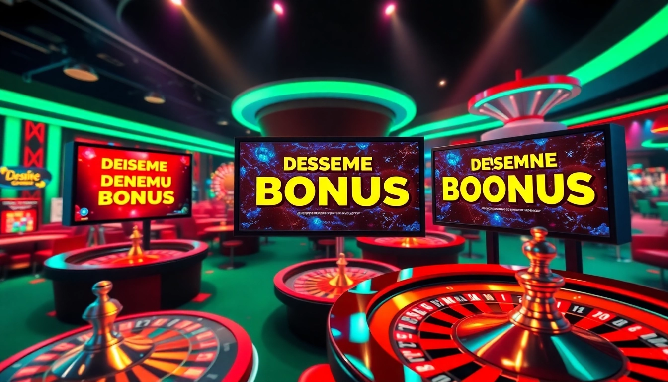Effective promotion of deneme bonusu with online casino elements and engaging visuals for