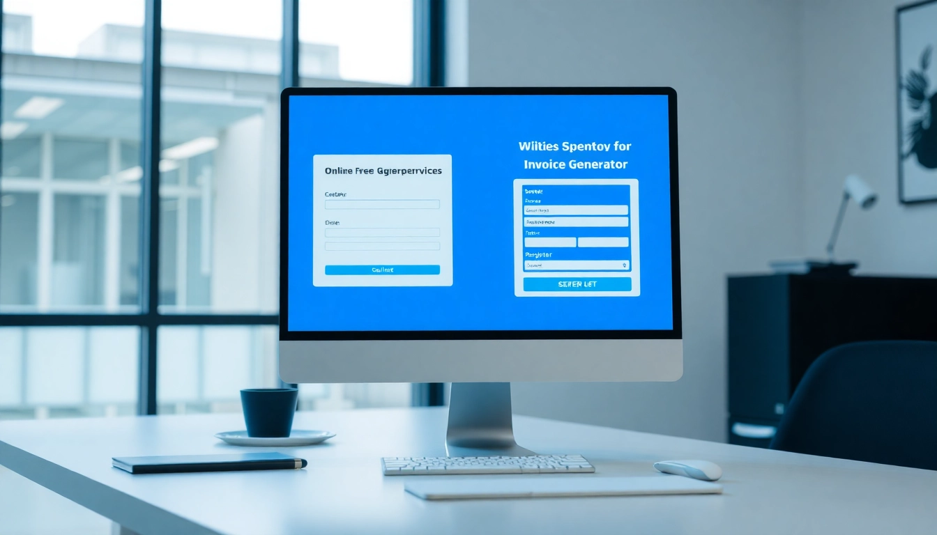 Generate a professional free invoice with an easy-to-use online platform for small business owners