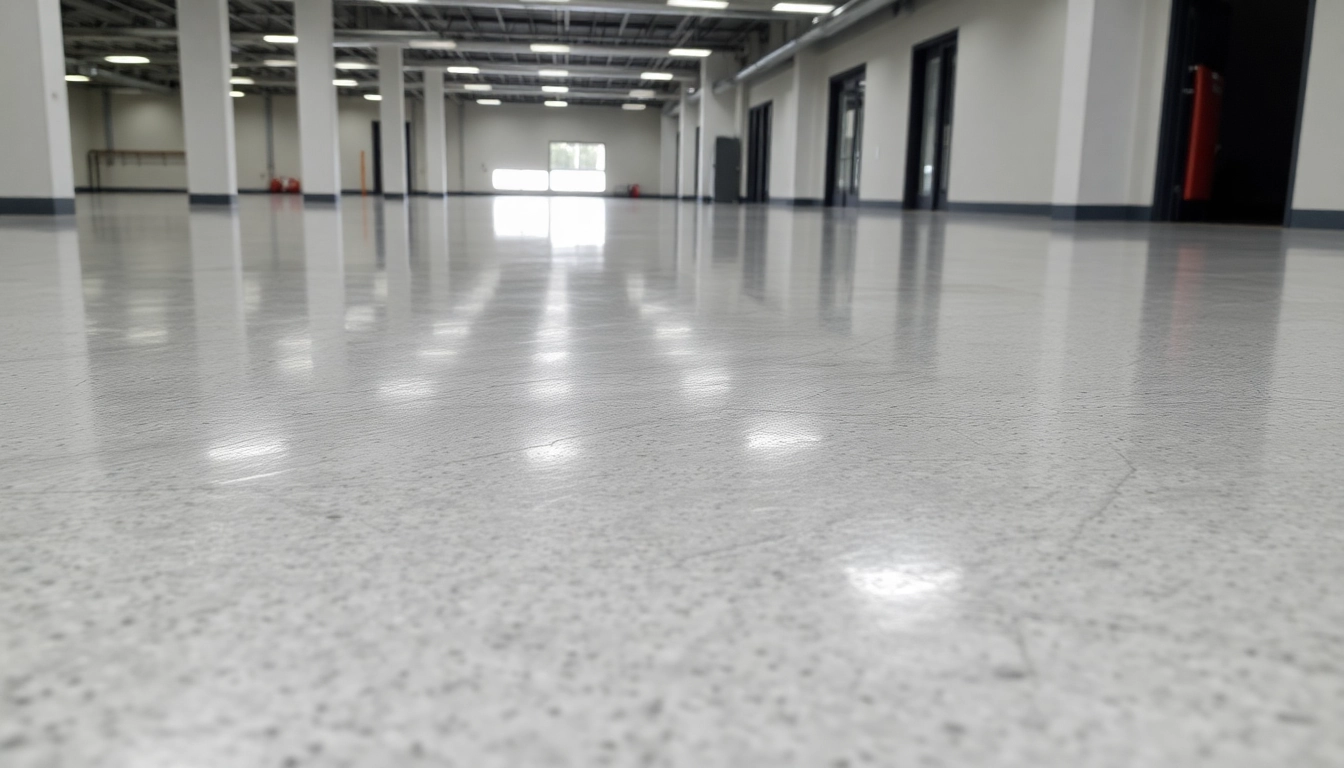 Professional epoxy resin flooring contractors Birmingham applying durable, high-quality epoxy
